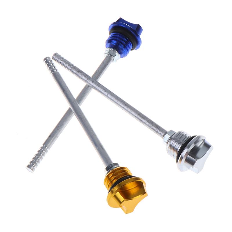 Motorcycle Engine Oil Dipstick Cap Plug Oil Level Dipstick Cnc Aluminum Engine Level Indicator Motorcycle Accessories