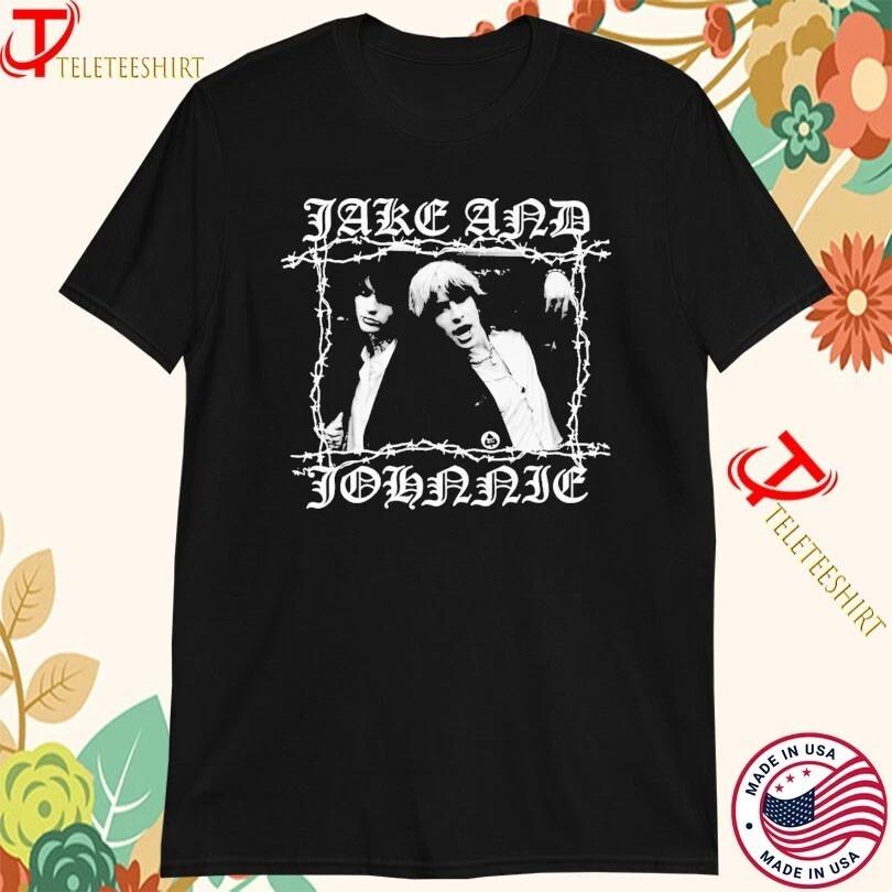 

Jake Webber And Johnnie Guilbert Barb T-shirts S