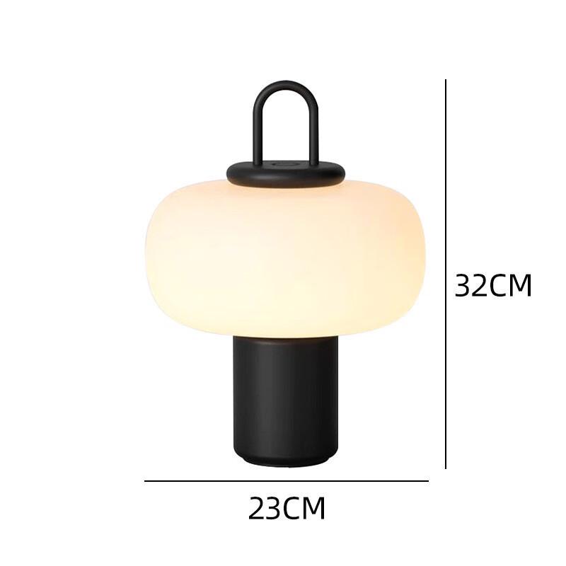 UOSU Portable 3-Color Dimmable Glass Table Lamp