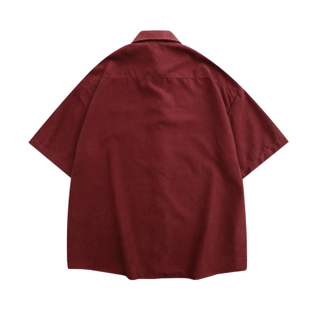 American Style Men's Summer Clothes  Y2k Vintage Short Sleeve Shirts Casual Tops Blouse Streetwear T-Shirts For Men