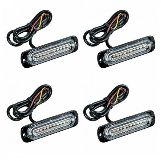 10LED Light Emergency Hazard Flashing Warning Lights Car Tow Truck Strobe 4Pcs