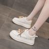 Platform White Shoes Women's Early Autumn New Versatile Casual Sports Shoes Small Height-increasing Breadboard Shoes