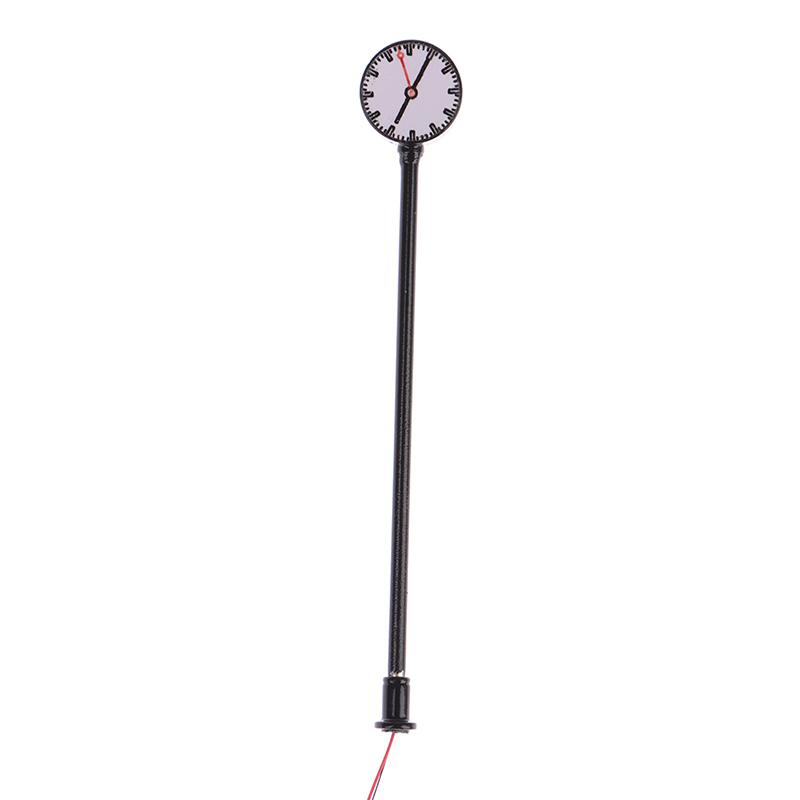 Miniature Led Lighting Model Railway Ho N Scale Lights Lit Platform Clock Lamp