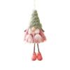 Xmas Ornament Plush Doll Pendant Snowman Christmas Tree Pendant  Home Decoration