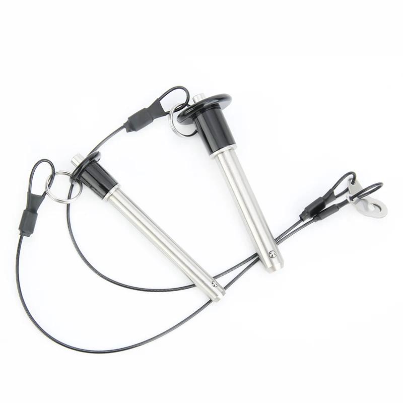 3/16" 1/4" 5/16" 3/8" 7/16" 1/2" 9/16" 5/8" 3/4" 7/8" 1" Dia Inch Size Quick Release Ball Lock Pin Stainless Steel Dowel Pin