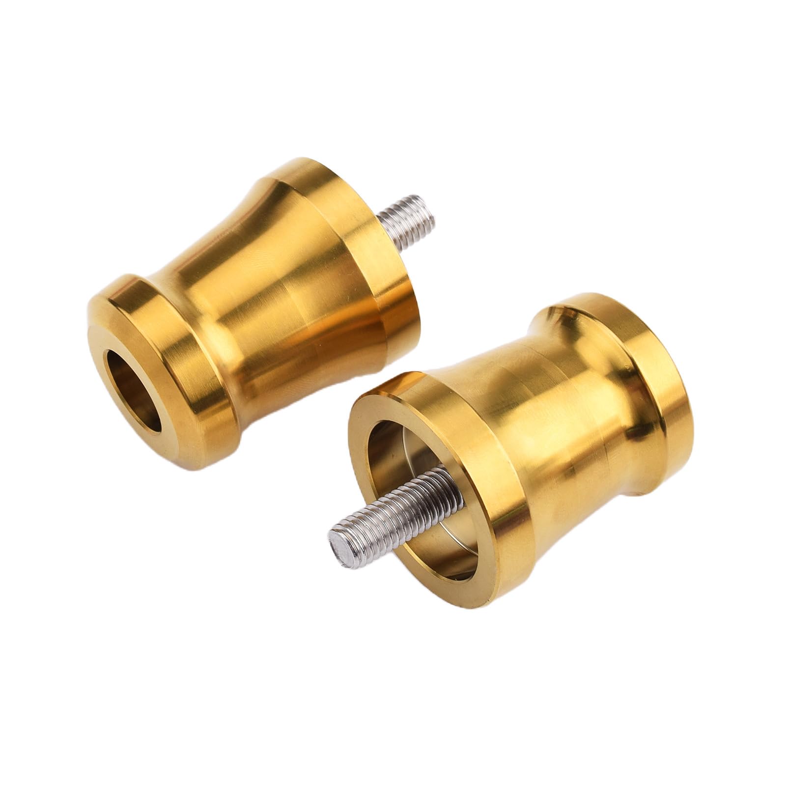 

BYEMTTY Motorcycle Supplies, Handlebar End, Ultra Heavy Bar End, For Kawasaki Genuine Handles, M8 Left and right set золотий