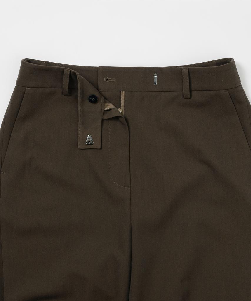 LEFTSEOUL Classic Slacks Pants [Brown]