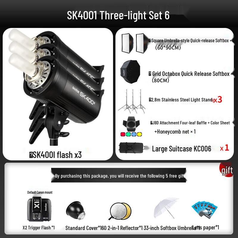 Godox SK400II 400W Studio Flash Kit