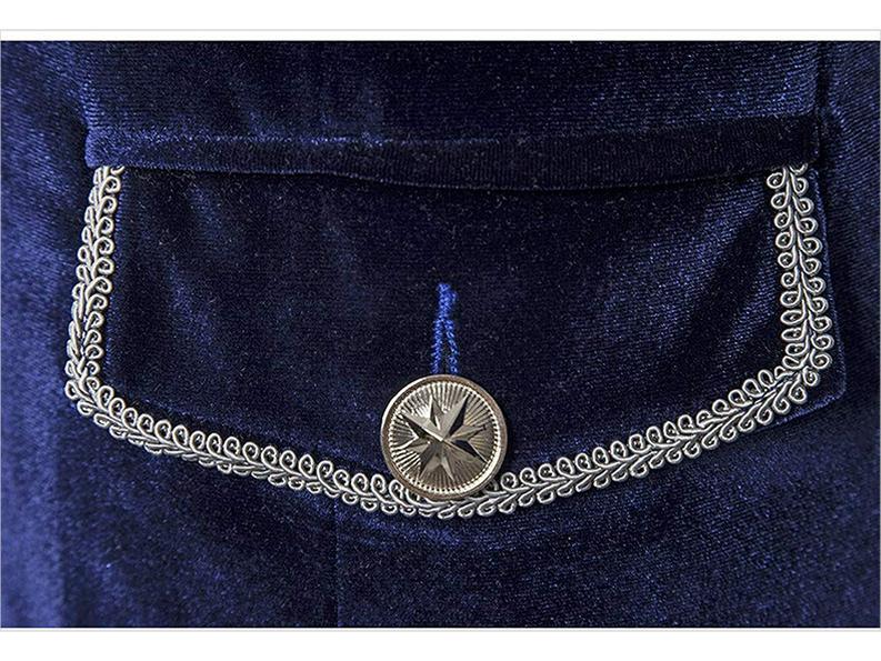 2025 European & American Medieval Vintage Men's Formal Coat