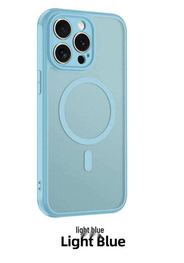 Apple 13 Pro Max Magnetic Magsafe Semi-transparent Frosted Skin-feel Phone Case