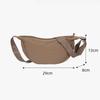 Cross-border Japanese Nylon Dumpling Bag 2026 Autumn and Winter New Casual Shoulder Bag Commuting Versatile Bag Messenger Bag Women