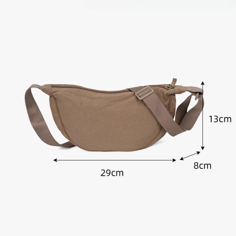 Cross-border Japanese Nylon Dumpling Bag 2026 Autumn and Winter New Casual Shoulder Bag Commuting Versatile Bag Messenger Bag Women