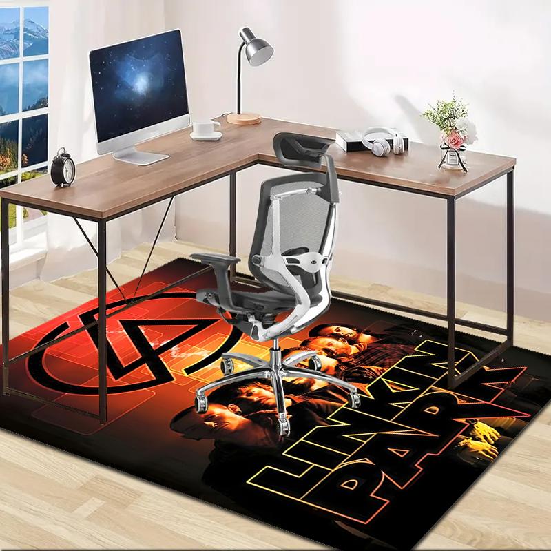 1pc Linkin Park2 Design Area Rug - Non-Slip, Soft & Cozy Floor Mat for Living Room, Bedroom, Office - Indoor/Outdoor Decorative Carpet