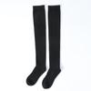 100% reines Kaschmir Over-the-Knee Socken Damen Winter Warm Kompression Schlankmachend Einfarbig