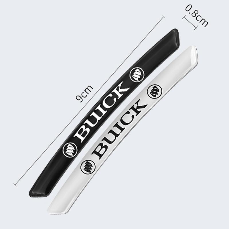 4PCS Car Logo Aluminum Stickers Auto Wheel Hub Decoration For Buick Century Excelle XT Encore Enclave Royaum Park Avenue GL8 GL6