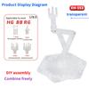 1 Set Model Display Rack For 1/144 Hg Bb Rg Model Display Shelf For  Model Stand Action Figure Stand