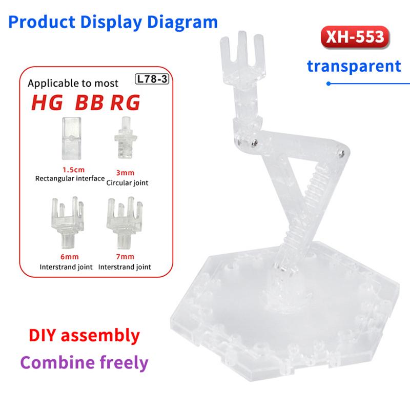 1 Set Model Display Rack For 1/144 Hg Bb Rg Model Display Shelf For  Model Stand Action Figure Stand
