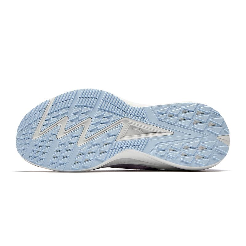 Anta Feather Lightweight Casual Running Shoes Women Sneakers White Purple 922525505-4