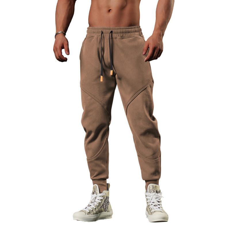 Sport Casual Pants Men With Stretch Fabric For Running And Gym Training