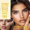 1pc Turmeric Peel-Off Pore Refining Face Mask | Blackhead Removal, Exfoliation, Deep Cleansing - Ant