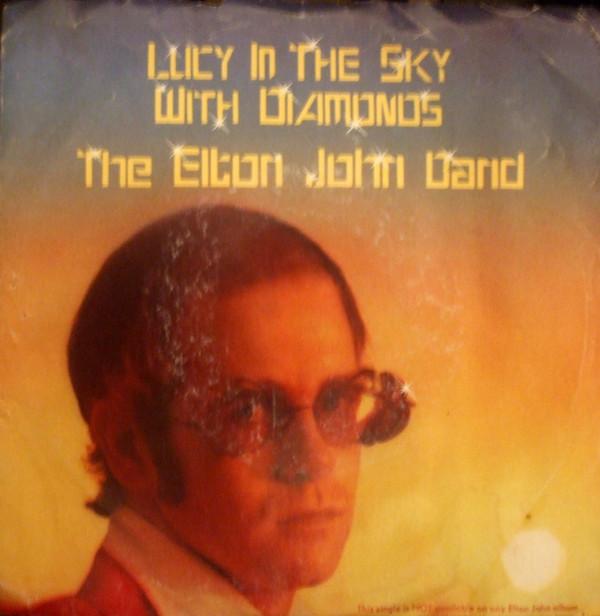 

7-дюймовая пластинка ELTON JOHN BAND - Lucy In The Sky With Diamonds MCA40344 MCA Records 1974 Канада Рок Б/У