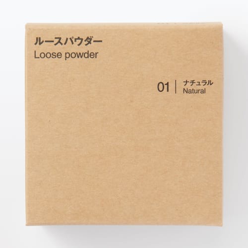 MUJI Loose Powder Natural 18 g with puff OAP47A4S