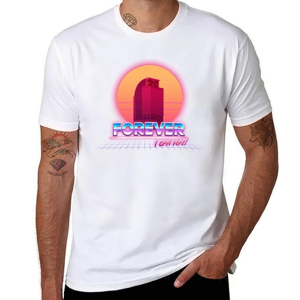 Forever T-Shirt Stylish Print Short Sleeve Tee