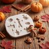 Thanksgiving Silicone for Fondant - Pumpkin and Maple, Baking Tool