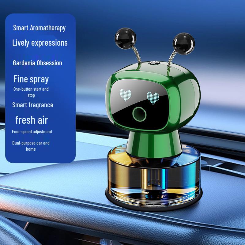 Men's Luxury Car Air Freshener: AI Smart Robot Aromatherapy Spray
