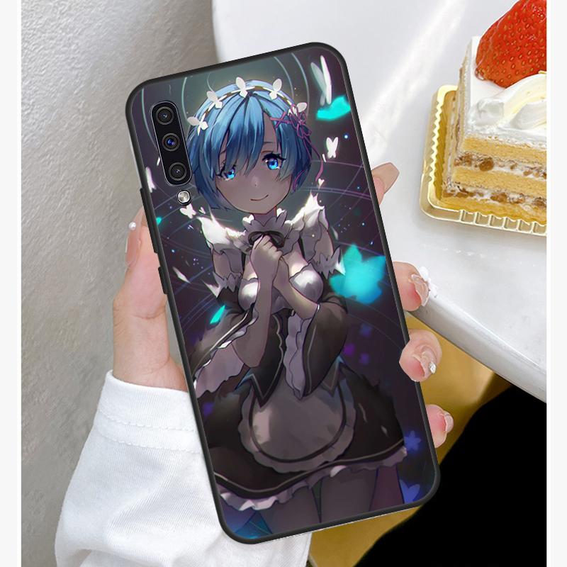 

Чехол Re Zero Rem для Samsung A12 A32 A42 A52 A72 A52S A03S A21S A11 A31 A51 A71 A10 A50 A70 с полным покрытием Samsung A03S