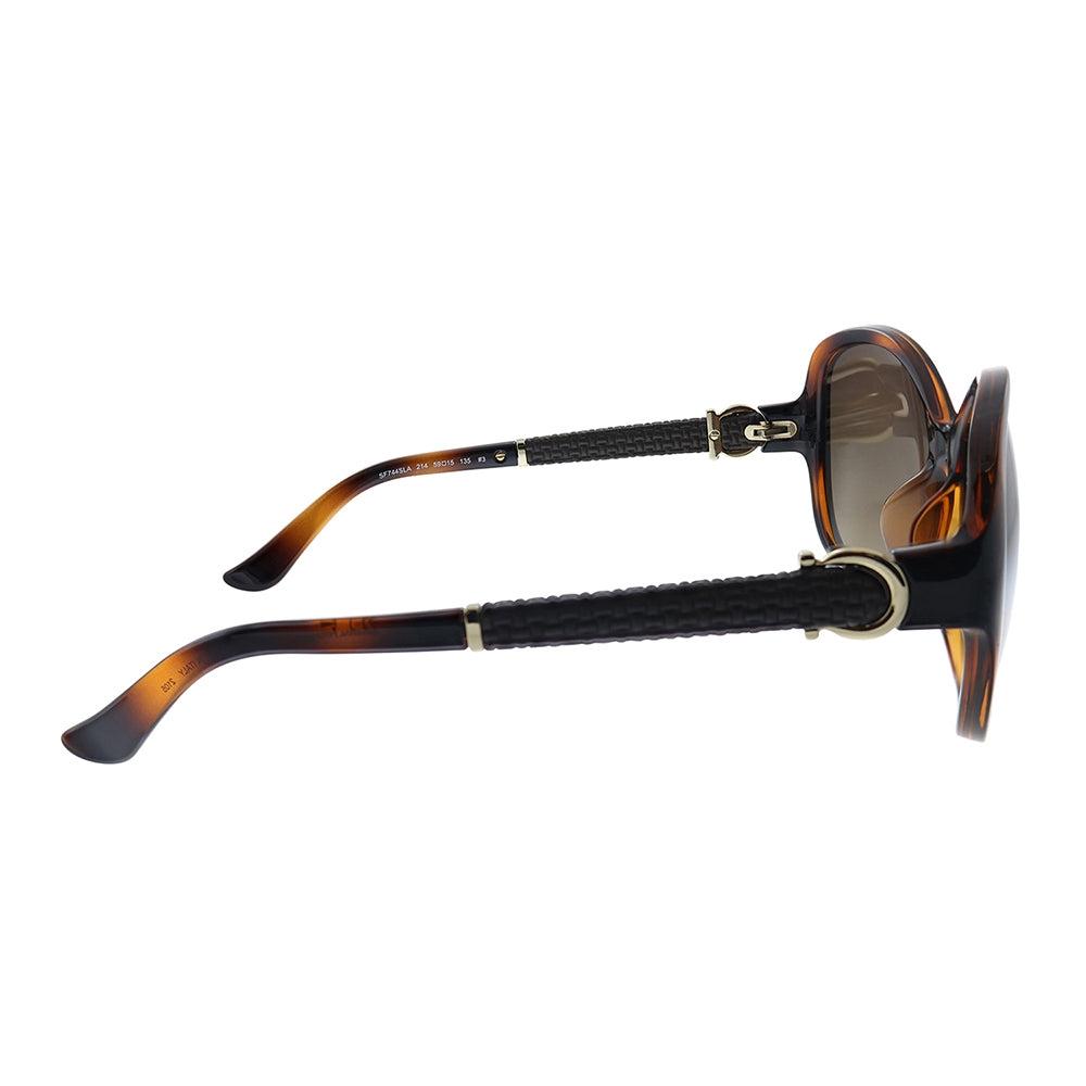 Ferragamo Salvatore Ferragamo  Sf 744sla 214 59mm Womens Butterfly Sunglasses Tortoise