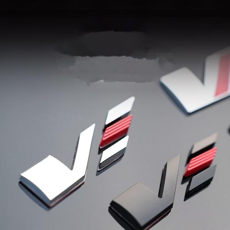 1.8x7cm/2.3x5.8cm Metal Emblem Car Sticker suitable for Cadillac Sport V Logo XT4 XT5 XT6 CT4 CT5 CT6 Performance Logo Stickers