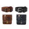 2 Piece Medieval Themed Fantasy Role Play Waist Pouch With Alchemist Bottle Set PU Leather Sash Belt For Cosplay