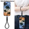 Seaside Coconut Print Hand Strap Case For iPhone 17 Pro Max Hybrid TPU+PC Magnetic For Magsafe Matte Cover For iPhone 16 15 14 13 Pro Max