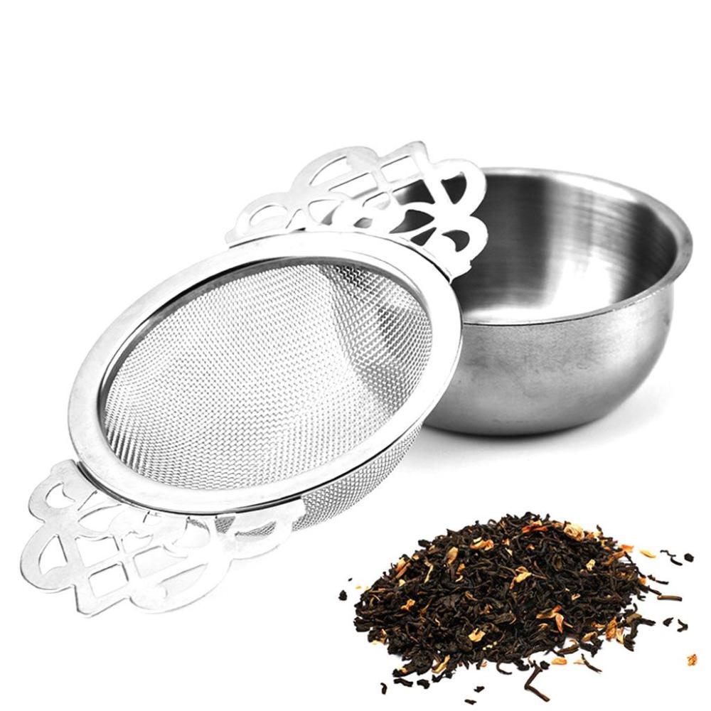 Bowl Wing Handles for Loose Tea Double Ear Tea Strainers Tea Filters Kitchen Gadgets Tea Infuser