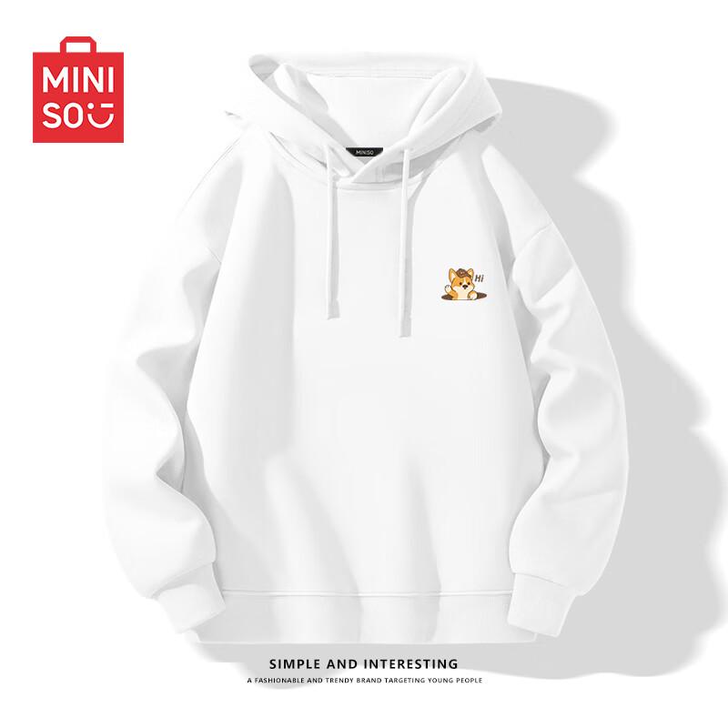 MINISO Men's Trendy Loose-Fit Hooded Sweatshirt