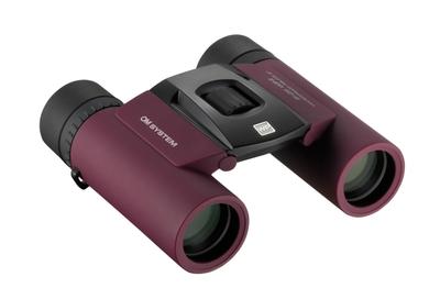 OM SYSTEM 8x25 Purple II Binoculars, Compact, Lightweight, Waterproof, (8X25WP PUR)