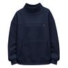 Women's Color Neck Loose Fit Long Sleeve Pullover Sweatshirt Top for Casual Everyday Wear