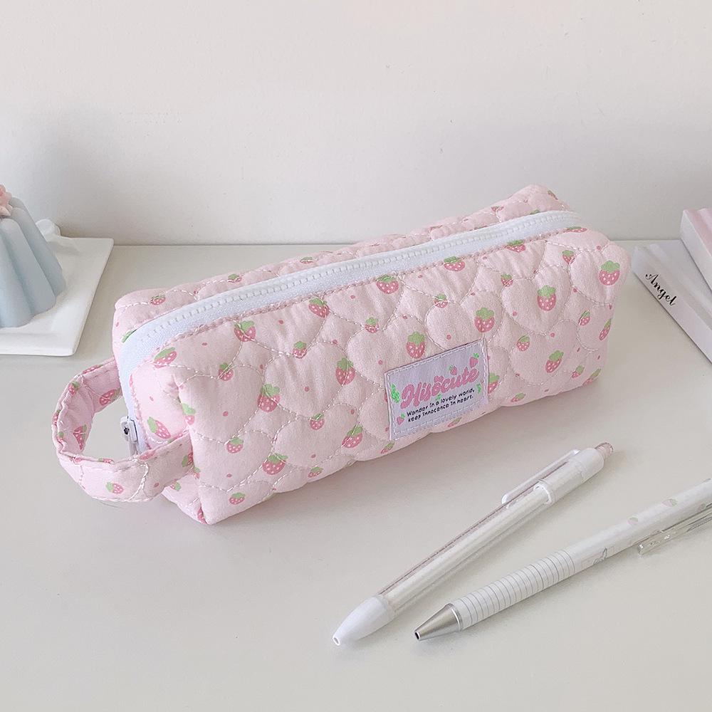 Portable Large-Capacity Makeup & Stationery Bag for Girls