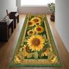 Herbst Sonnenblumen Serie Läufer Teppich Küche Schlafzimmer Nachttisch Teppich Retro Blumen Bodenmatte Heimdekoration