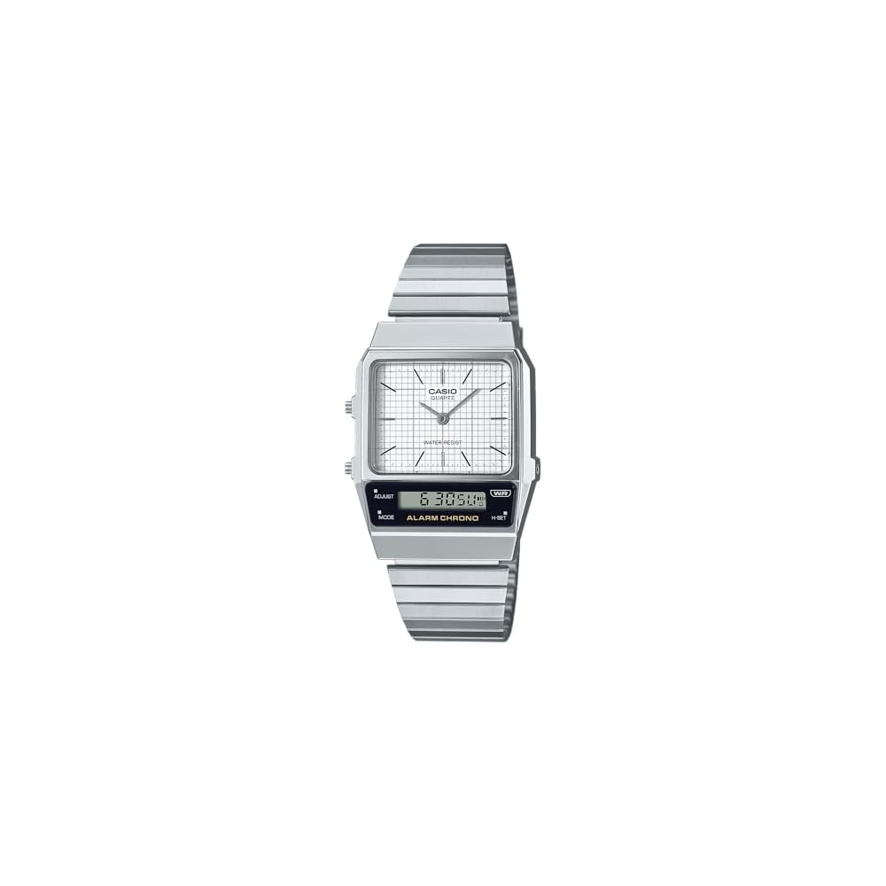 Casio AQ-800E-7A Men s Watch White Analog Display Water Resistant 50m