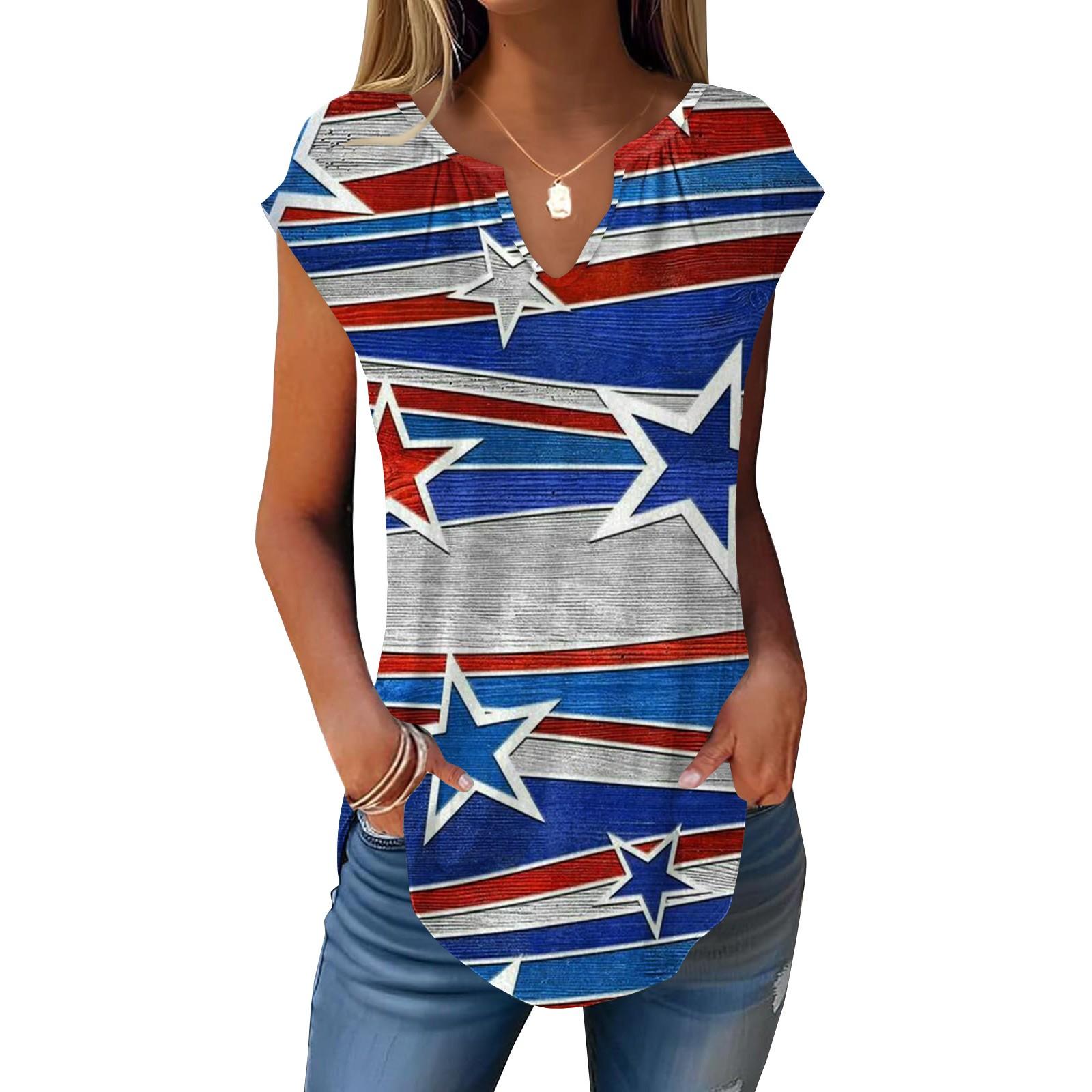 

Летние футболки с короткими рукавами для женщин, модные свободные повседневные нарядные туники с V-образным вырезом, плиссированные топы на бретелях XXL киноварь