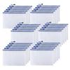 So Zippered File Bag Mesh Case A5 File Case Bag Pouch Waterproof Receipt Holder I'm Happy! (30 Pieces/clear)