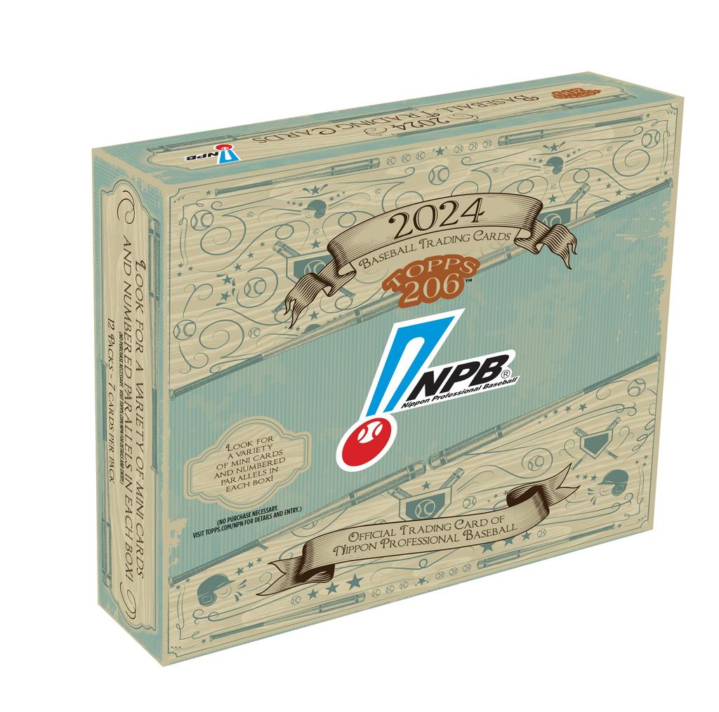 Vorbestellartikel. Erscheint voraussichtlich am 20. Dezember 2024. 2024 Topps NPB 206 [1 Box (7 Packungen x 12 Packungen)] Ungeöffnete Topps-Sammelkarte