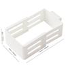 Refrigerator Hanging Retractable Storage Box Divider Snap Type Divider Fridge Side Door Food Storage Rack Kitchen Organizer