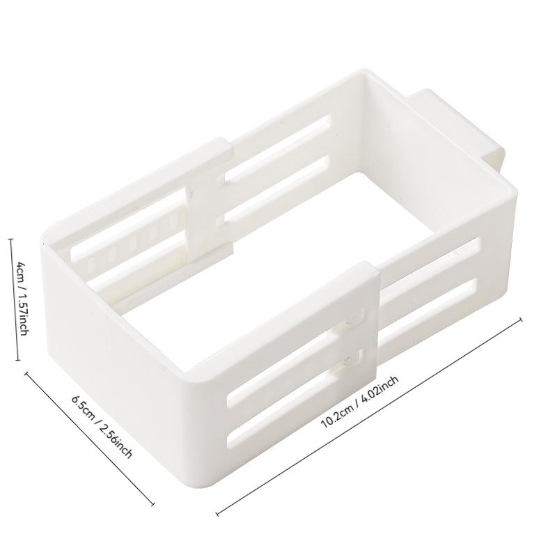 Refrigerator Hanging Retractable Storage Box Divider Snap Type Divider Fridge Side Door Food Storage Rack Kitchen Organizer