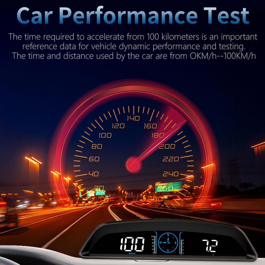 G2 G3 Car GPS HUD Speedometer Head Up Display HD Digital Screen Over Speed Alarm Speedometer Cars Electronic Accessories