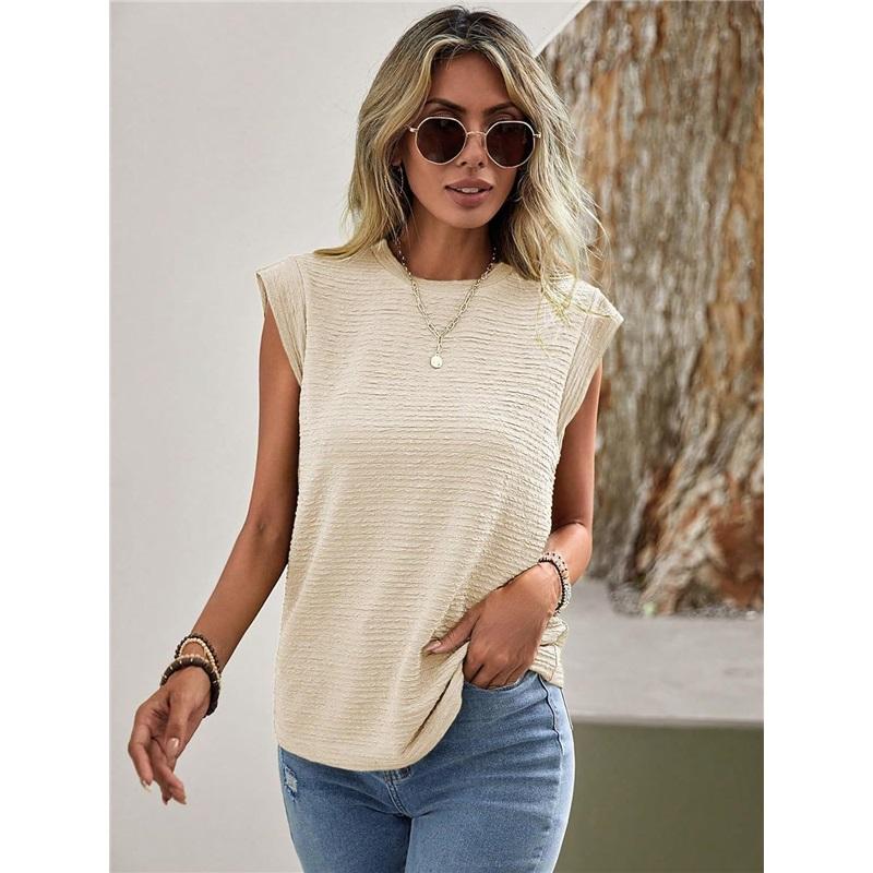 Summer T-Shirt Solid Color Ultra Short Sleeve