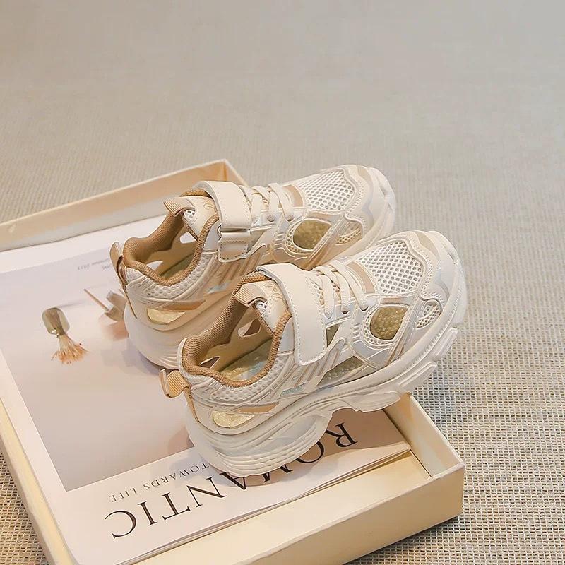 Children's net shoes 2025 summer new boys sports sandals girls hollow breathable dad shoes girls casual shoes