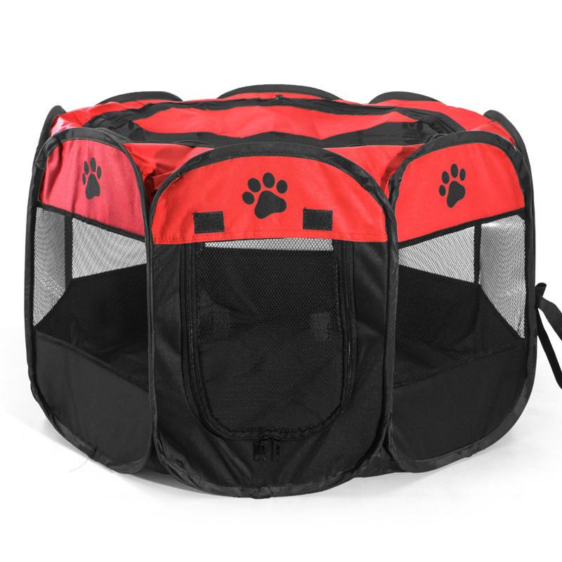Pet Octagon Cage Tent With Collapsible Design For Cats And Dogs Storage Shelter